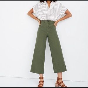 Madewell wide leg jeans